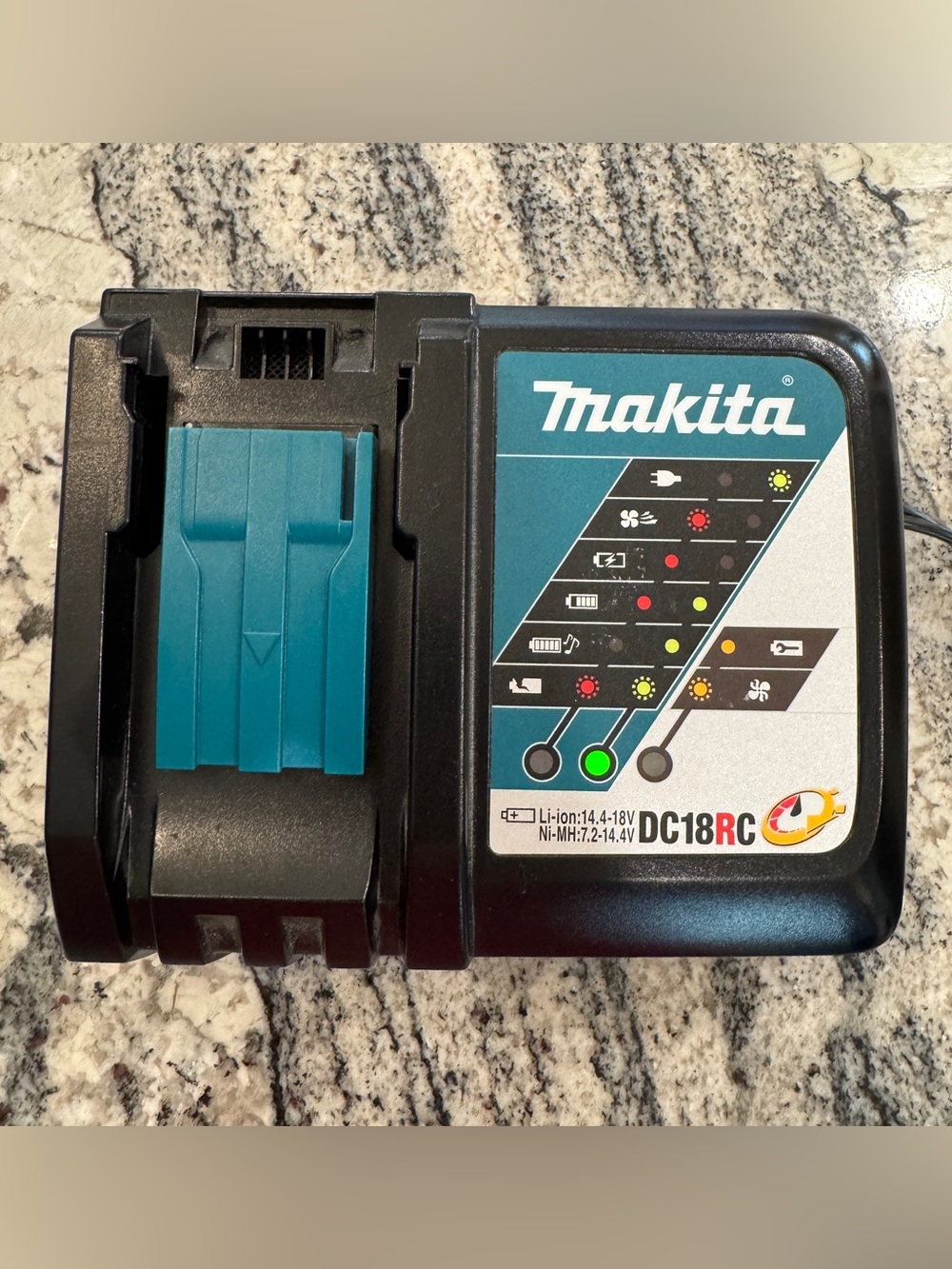 Makita DC18RC 18V LXT Rapid Optimum Battery Charger Genuine OEM 120V